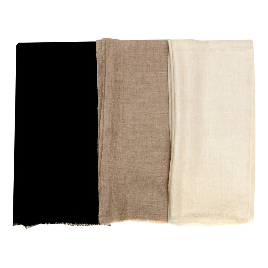 Pashmina 100% Cashmere Natural