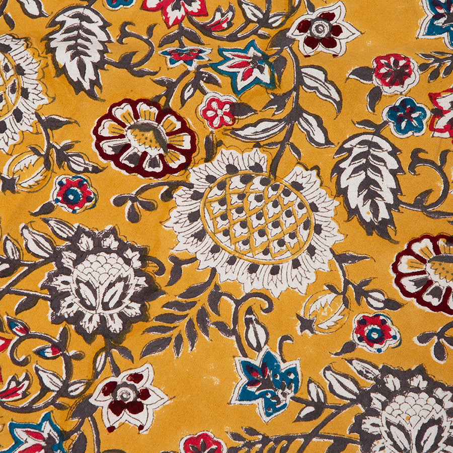 Mantel de Anokhi Sunflower Mostaza