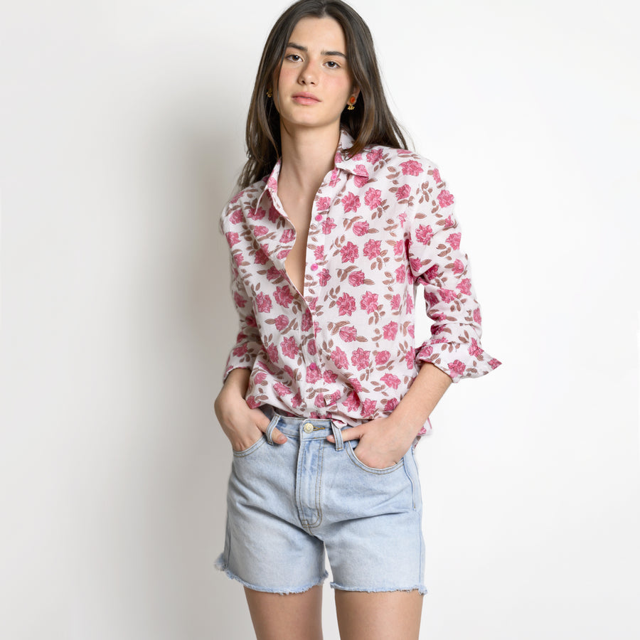 Camisa Diva Rosa