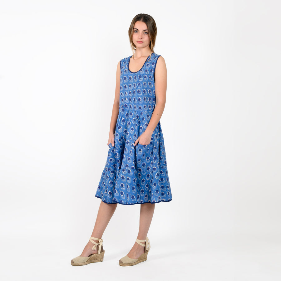 Marilo Dress Azul Girasol