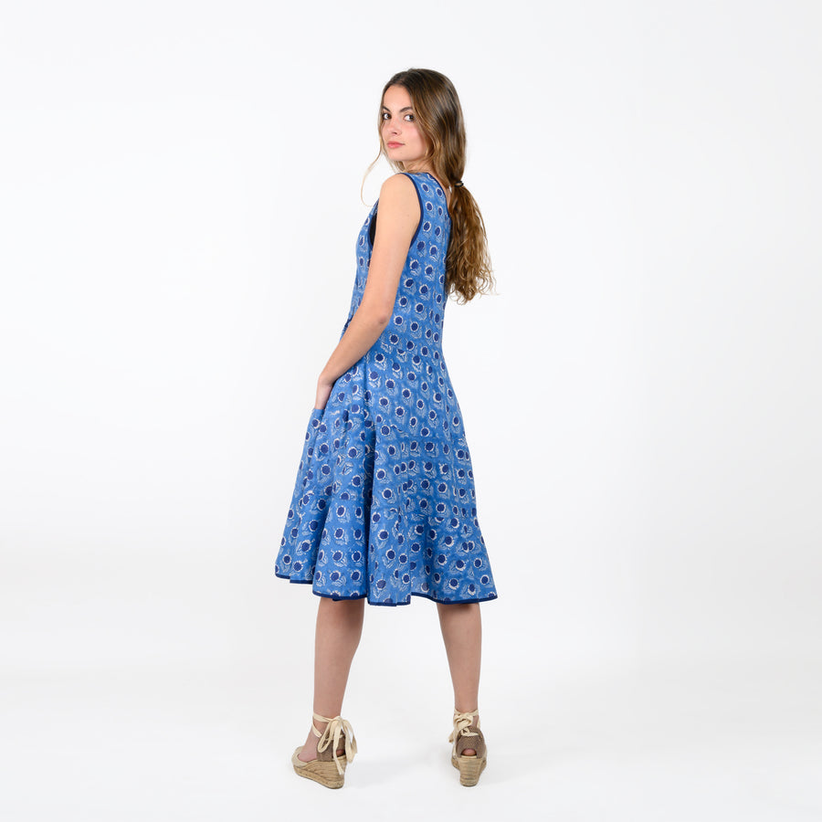 Marilo Dress Azul Girasol